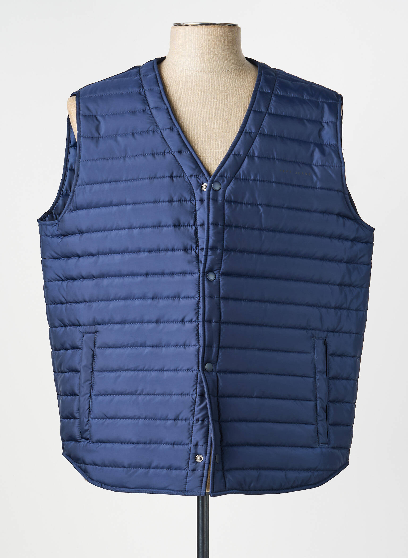 Geacă matlasată buzunare fără glugă albastru PEPE JEANS bărbat