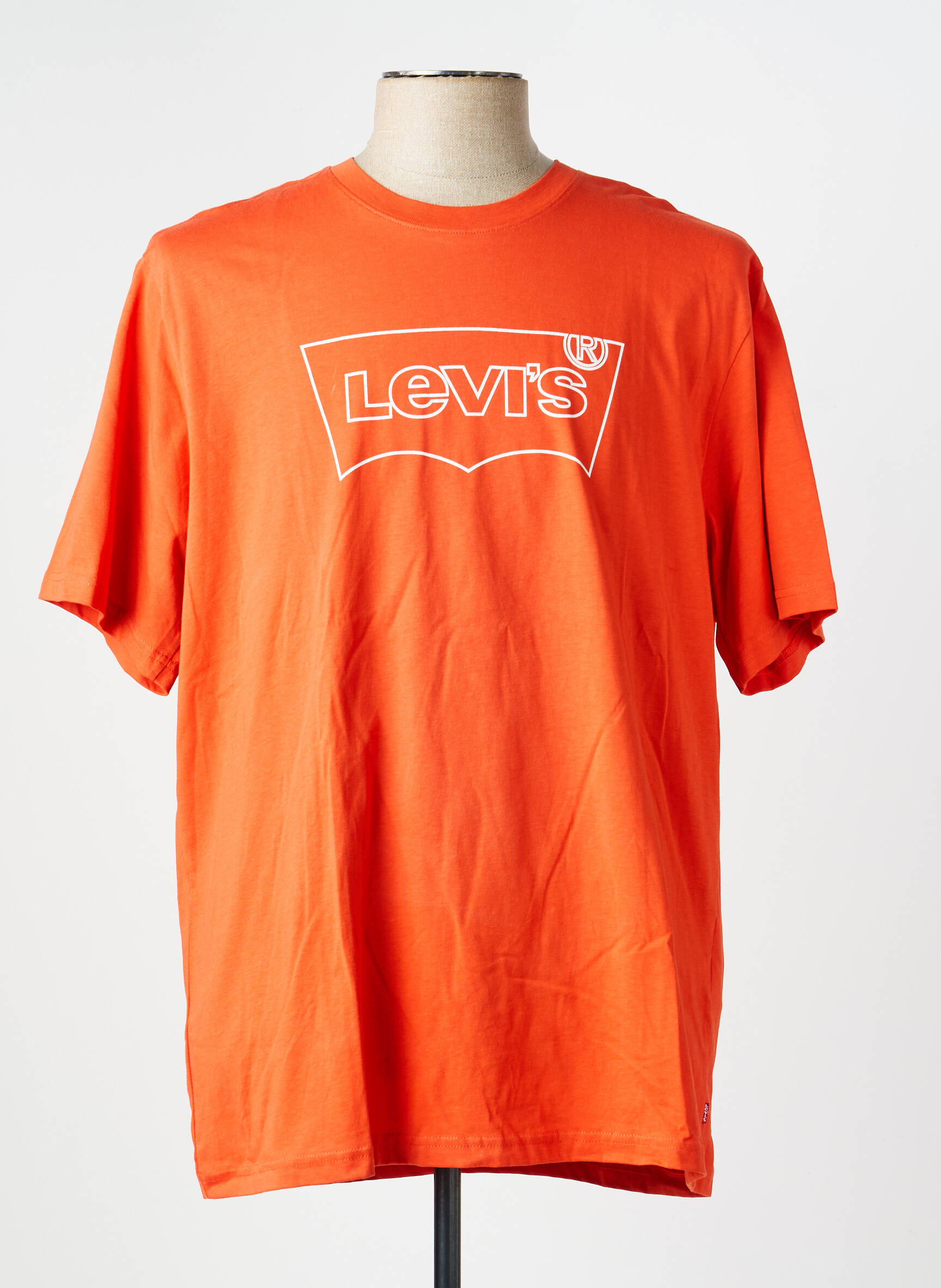 Tricou elasticitate mâneci scurte portocalie LEVI'S bărbat