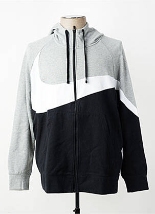 Jachete casual strânsă pe partea de jos gri NIKE bărbat