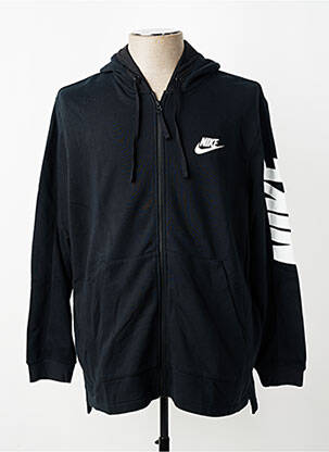 Jachete casual strânsă pe partea de jos negru NIKE bărbat