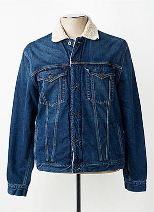 Jachete casual finisaj interior blană sintetică albastru PEPE JEANS bărbat