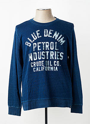 Tricou croială cambrată mâneci lungi albastru PETROL INDUSTRIES bărbat