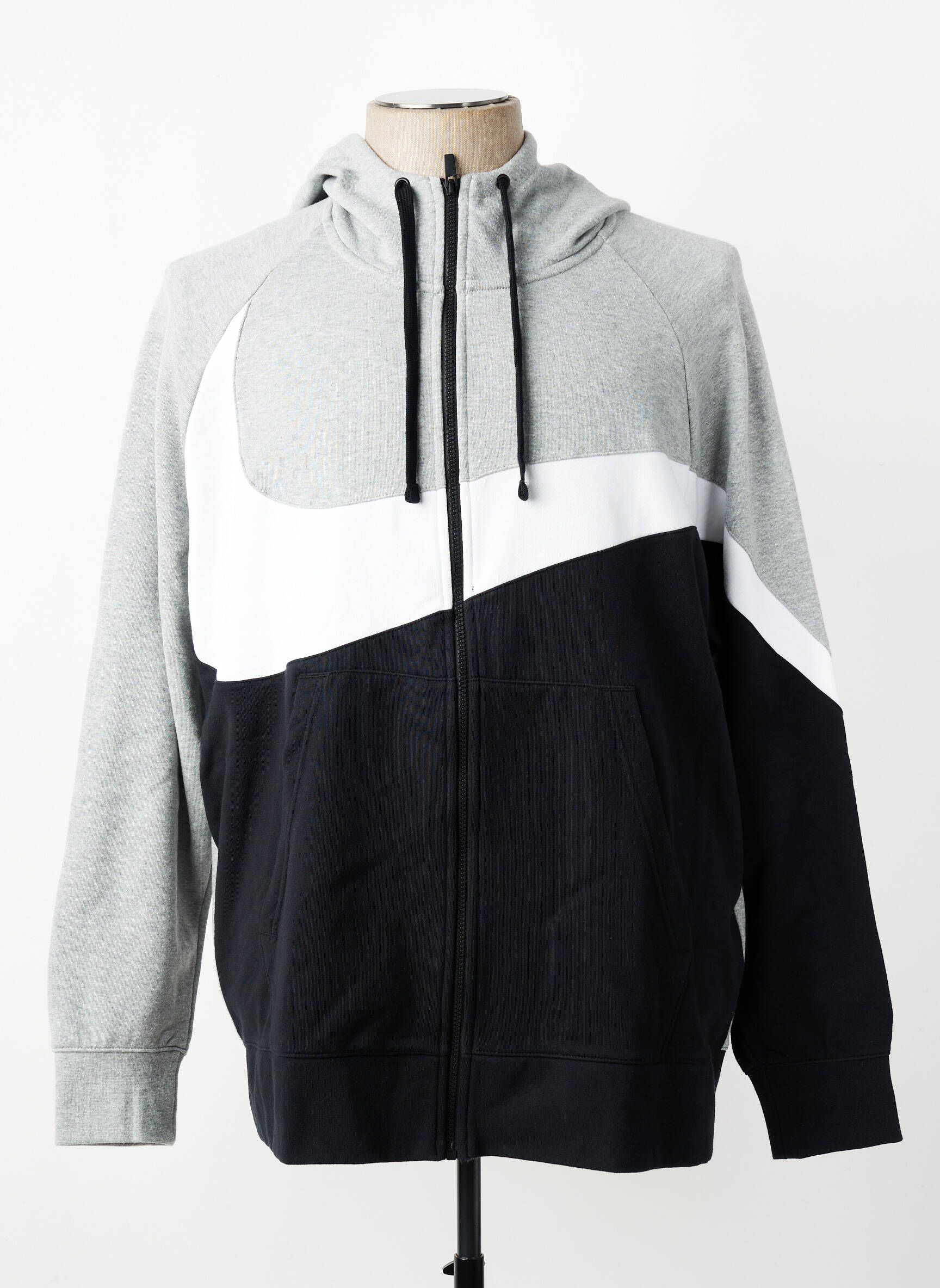 Jachete casual strânsă pe partea de jos gri NIKE bărbat
