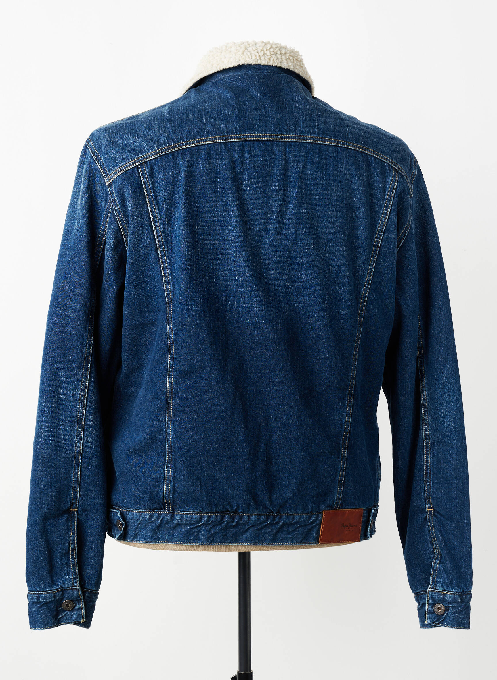 Jachete casual finisaj interior blană sintetică albastru PEPE JEANS bărbat