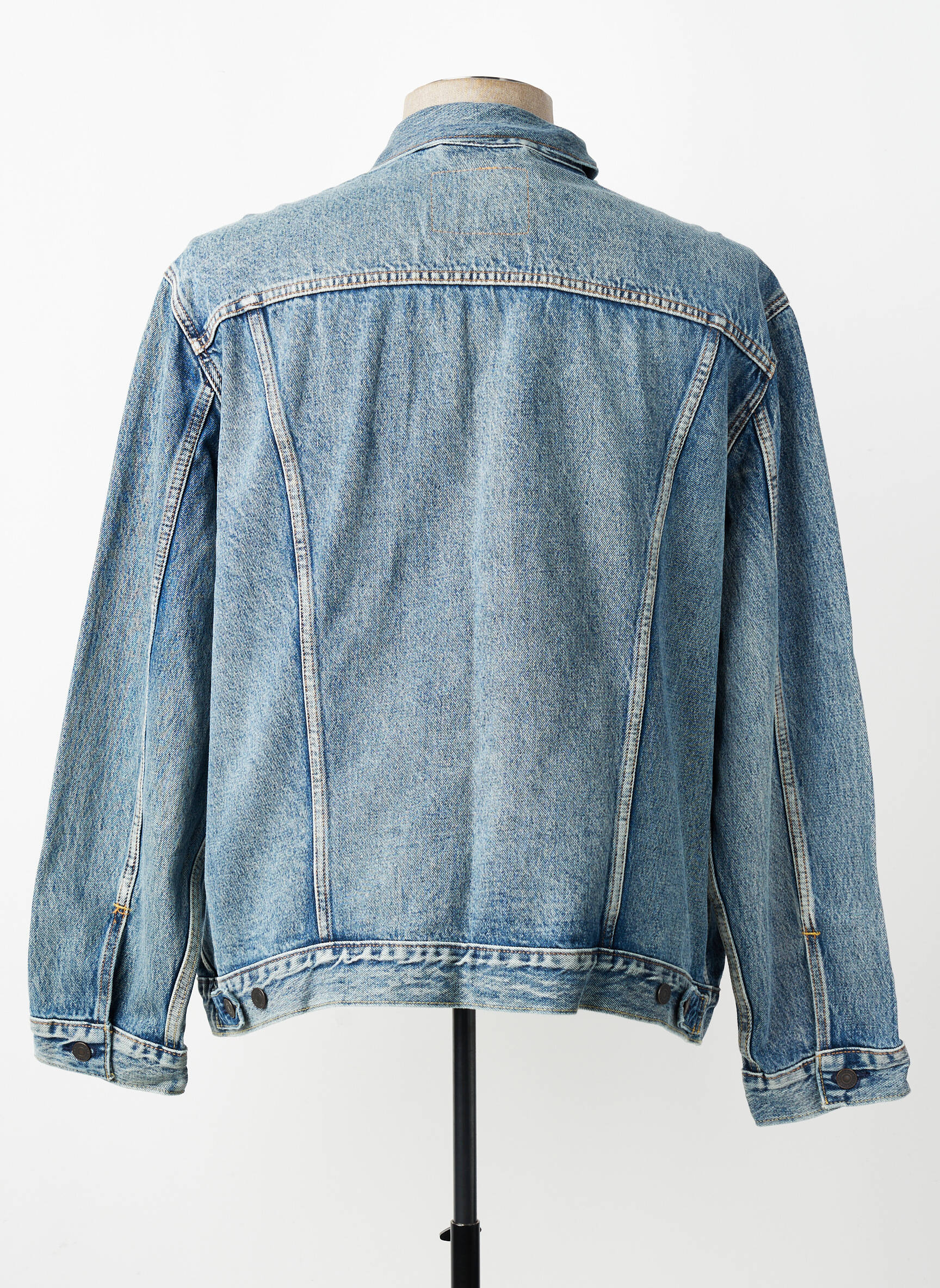Jachete casual închidere cu nasturi pe față albastru LEVI'S bărbat