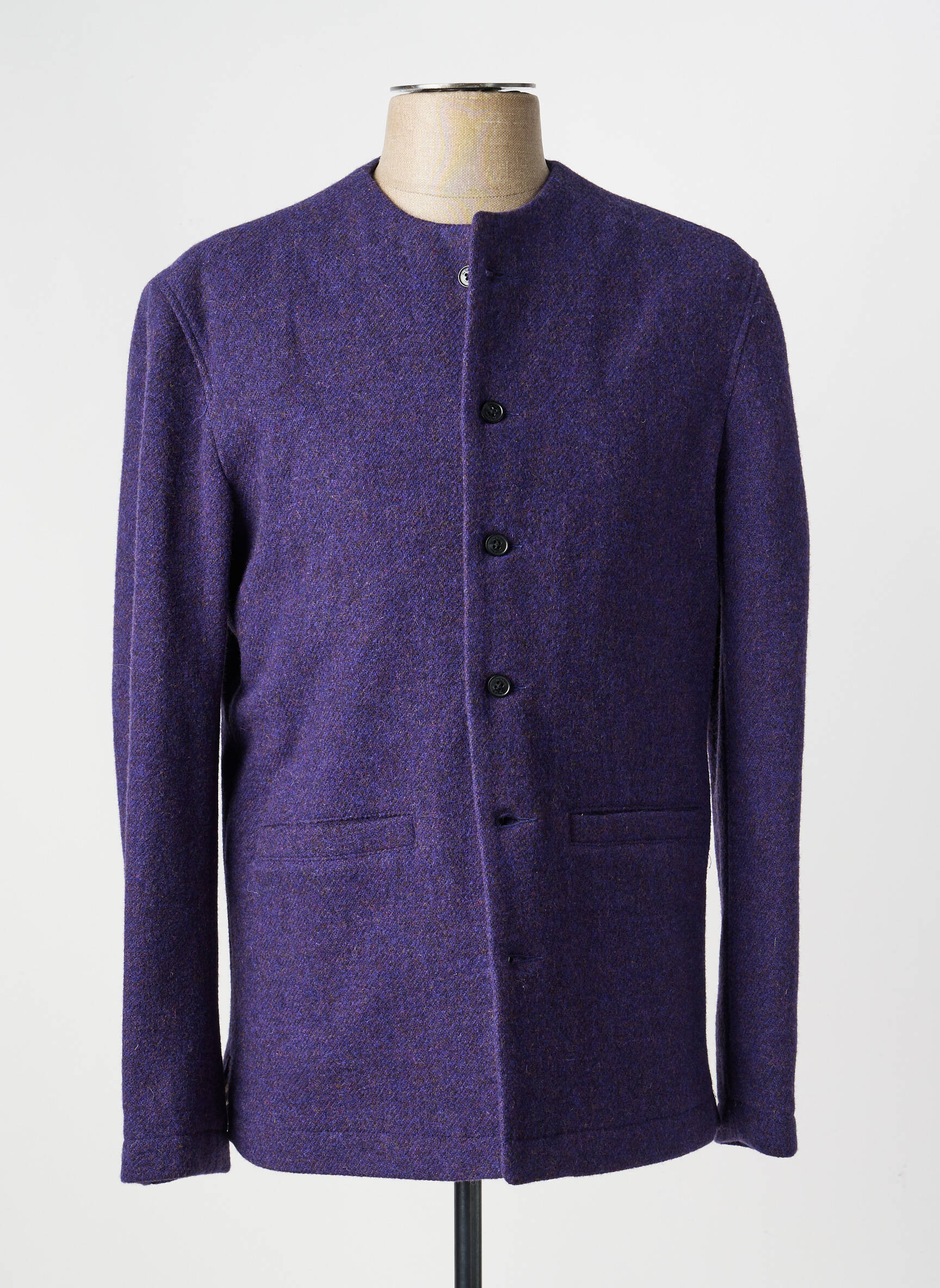Jachete casual guler rotund violet PIERRE TALAMON femeie