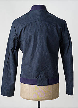 Geacă finisaj interior căptușeală satinată albastru PIERRE TALAMON bărbat