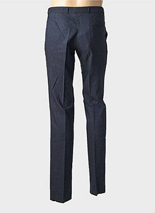 Pantalon drept talie cu cleme mărime normală albastru PIERRE TALAMON bărbat