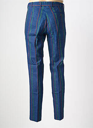 Pantalon slim țesătură poplin mărime normală albastru PIERRE TALAMON bărbat