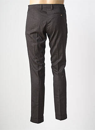 Pantalon slim talie cu cleme mărime normală negru PIERRE TALAMON bărbat