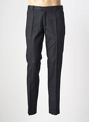 Pantalon slim țesătură poplin mărime normală negru PIERRE TALAMON bărbat