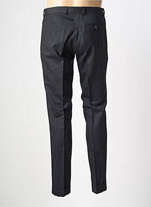 Pantalon slim țesătură poplin mărime normală negru PIERRE TALAMON bărbat