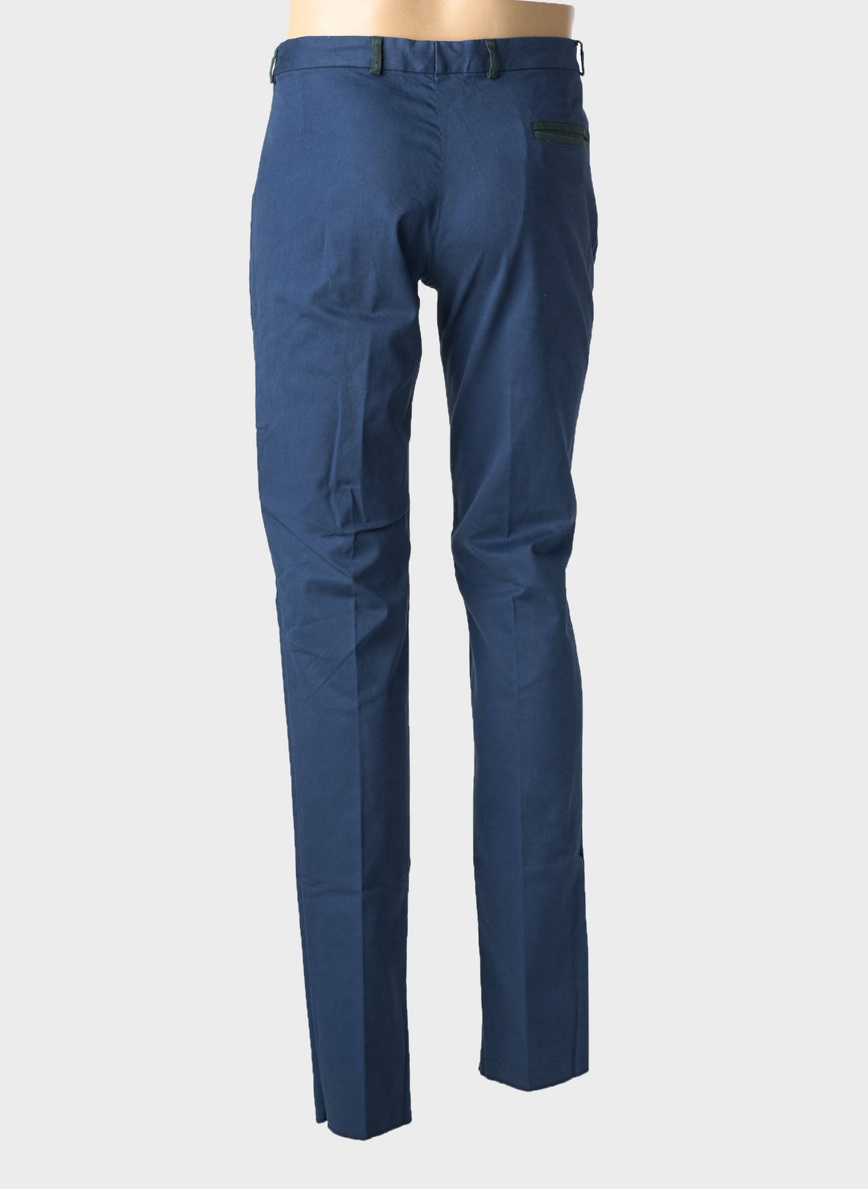 Pantalon chino buzunare mărime normală albastru PIERRE TALAMON bărbat