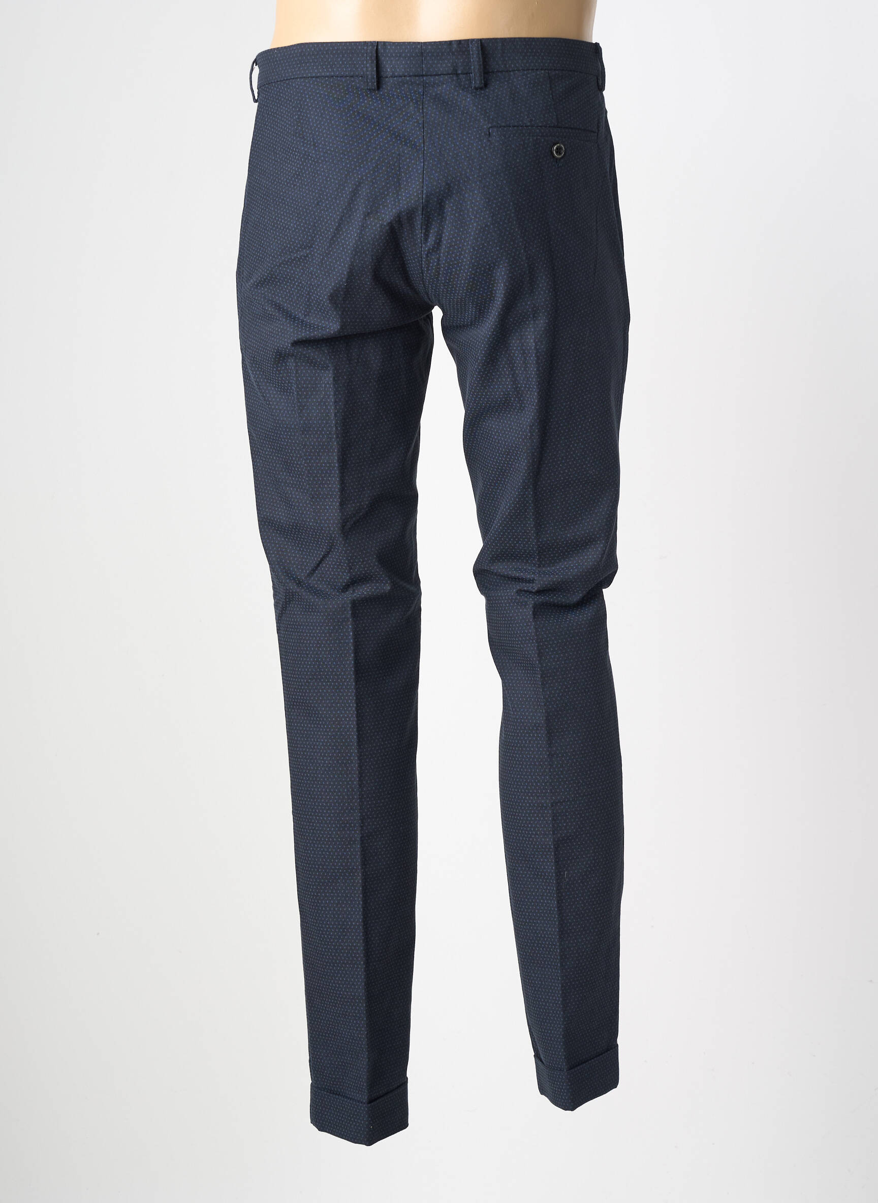 Pantalon chino buzunare mărime normală albastru PIERRE TALAMON bărbat