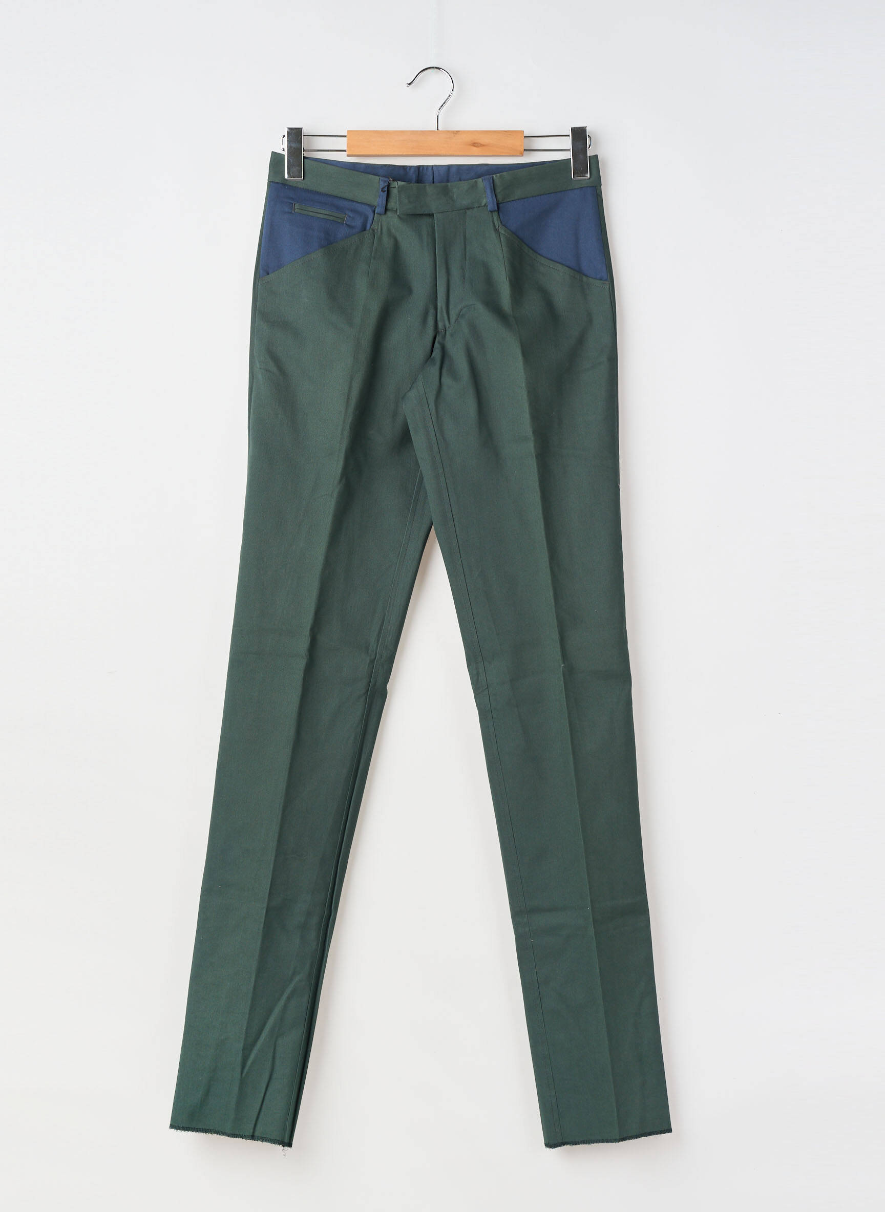 Pantalon chino buzunare mărime normală verde PIERRE TALAMON bărbat