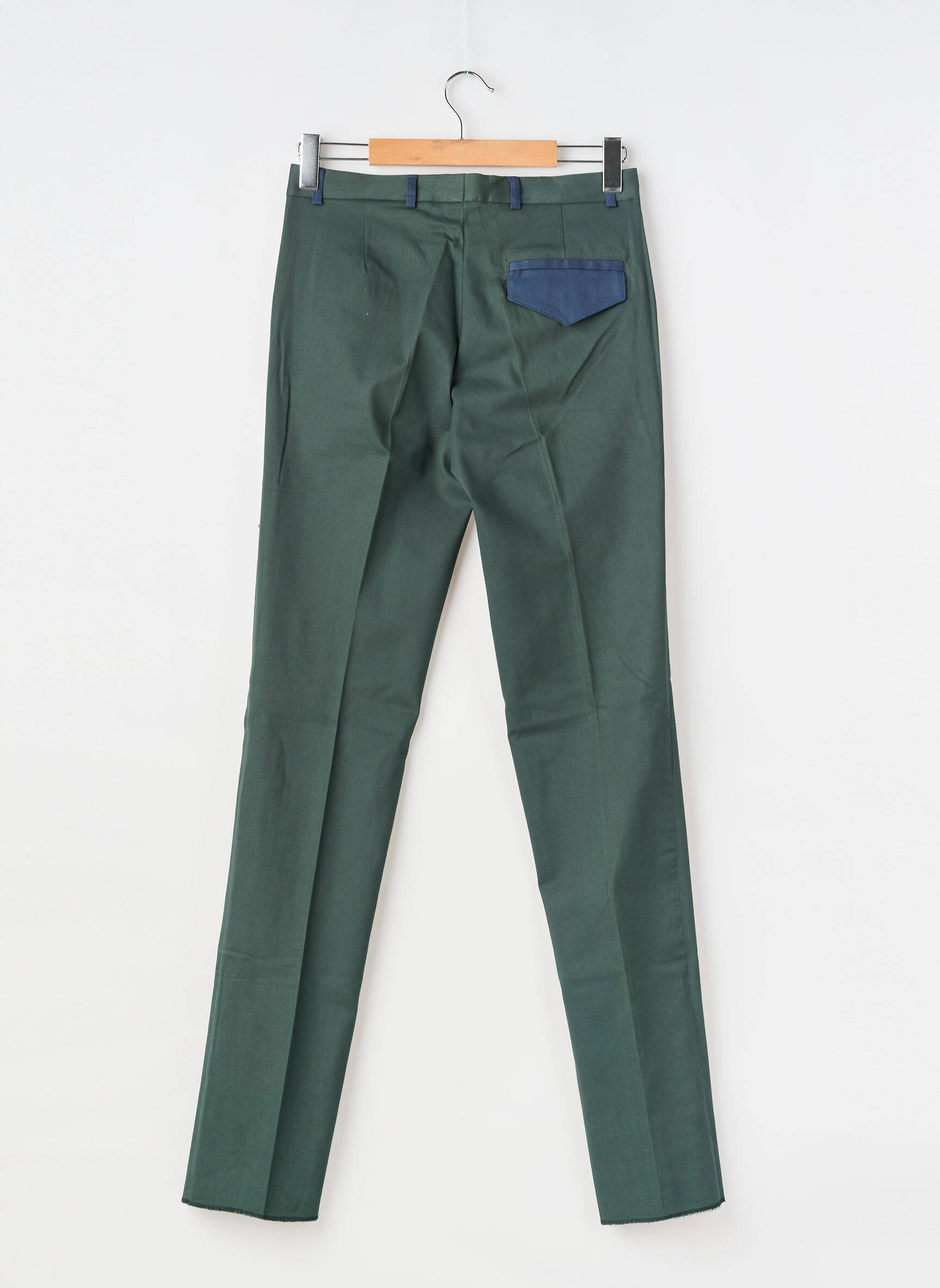 Pantalon chino buzunare mărime normală verde PIERRE TALAMON bărbat
