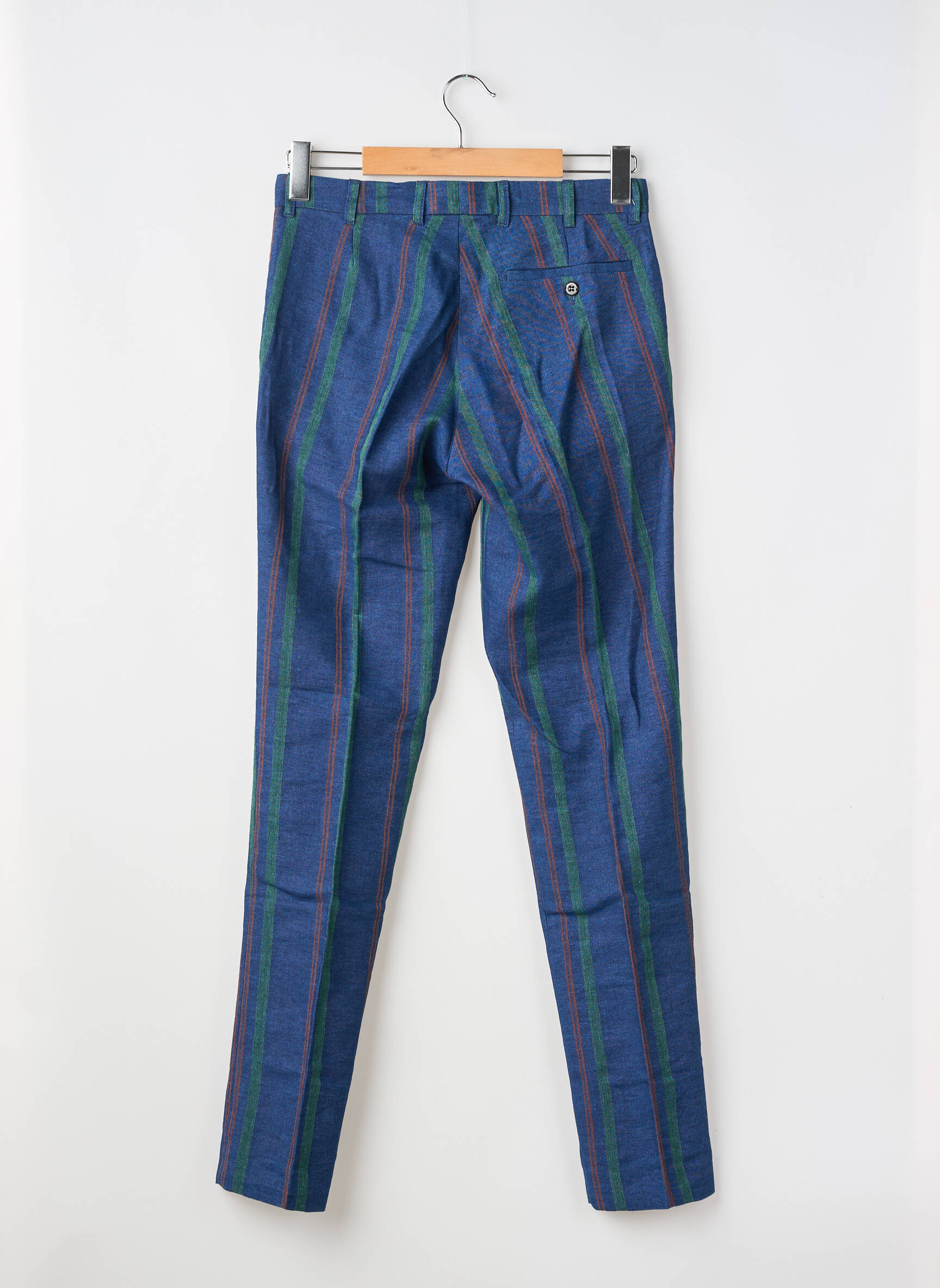 Pantalon chino buzunare mărime normală albastru PIERRE TALAMON bărbat