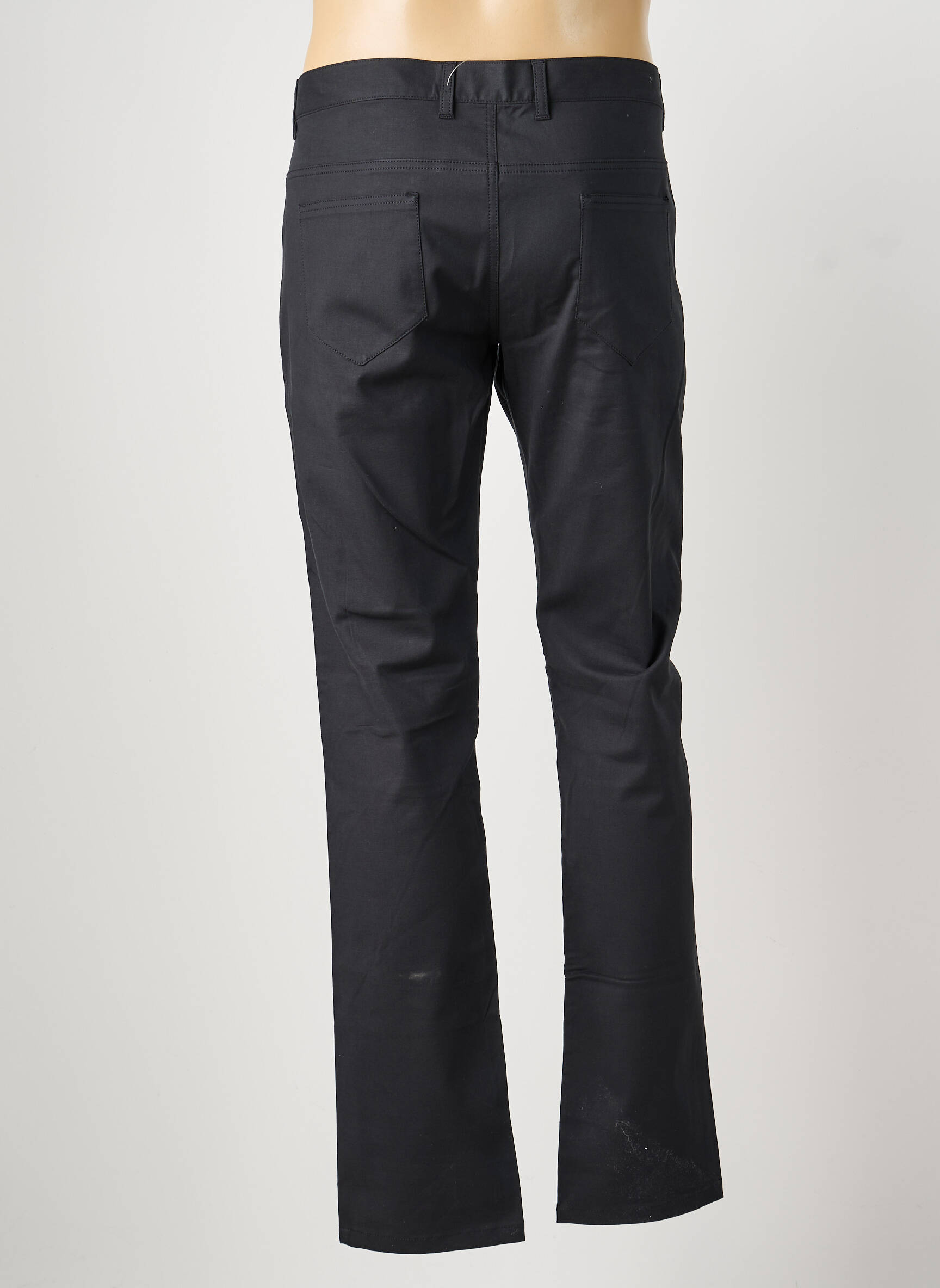 Pantalon slim închidere cu fermoar sub clapetă cu nasturi mărime normală negru PIERRE TALAMON bărbat