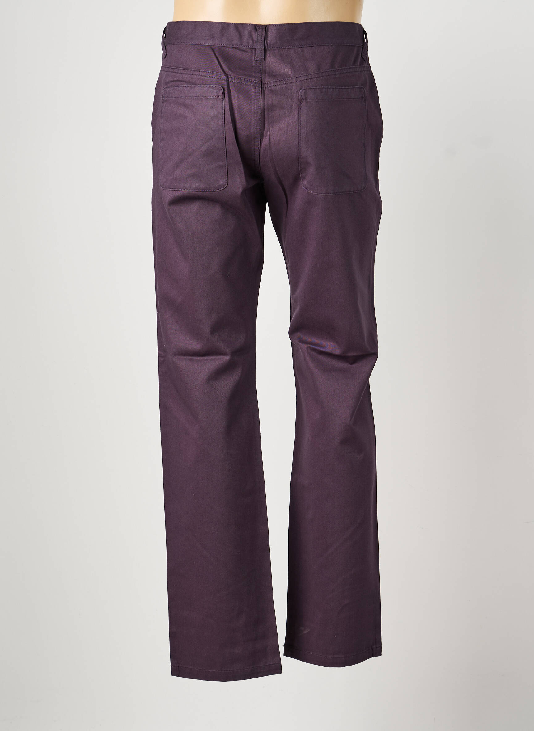 Pantalon drept mărime normală mărime normală violet PIERRE TALAMON bărbat