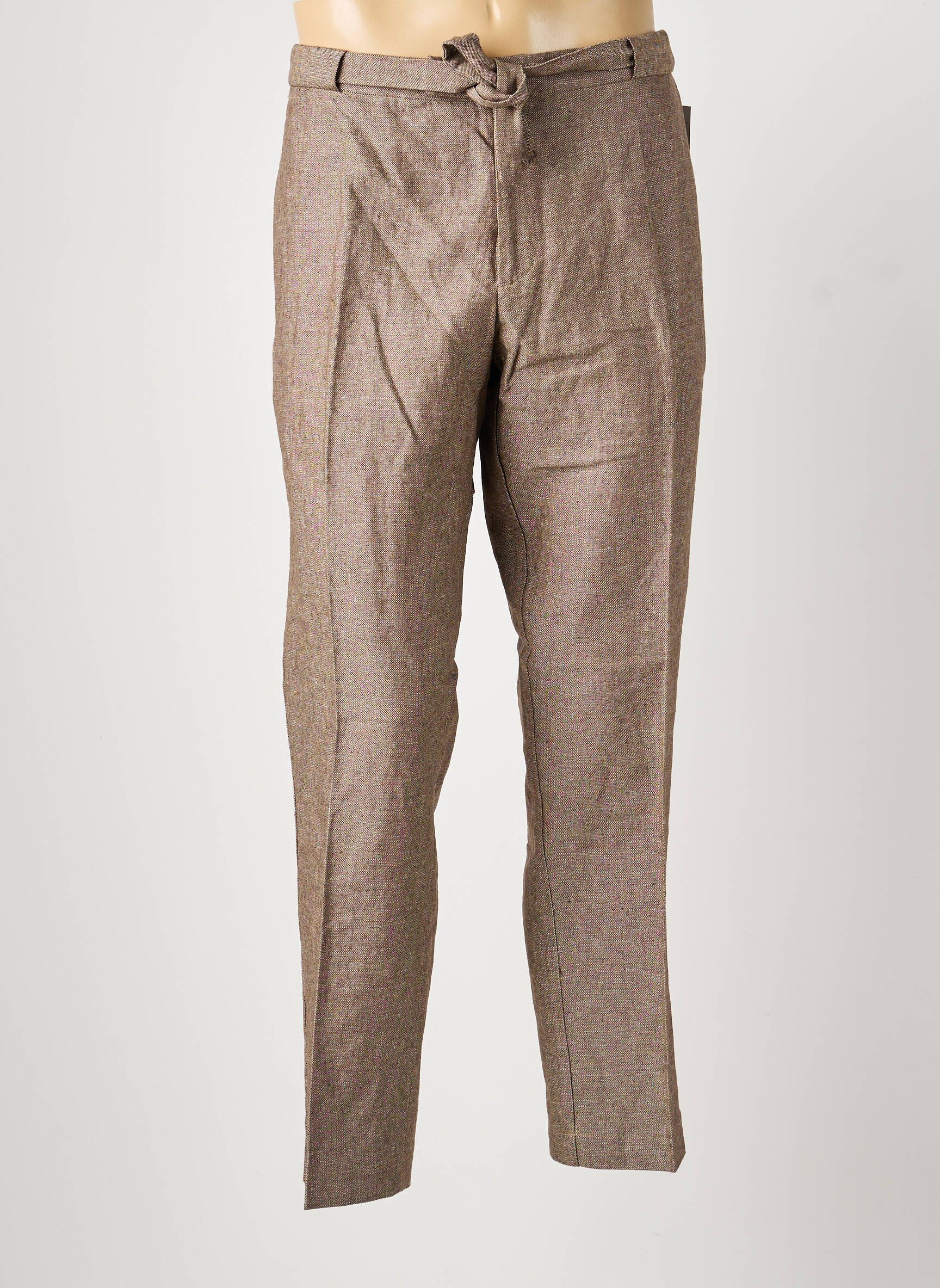 Pantalon chino buzunare mărime normală bej PIERRE TALAMON bărbat