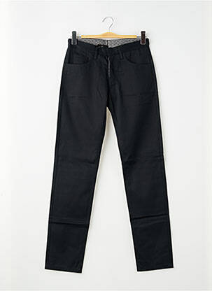 Pantalon slim țesătură poplin mărime normală negru PIERRE TALAMON bărbat