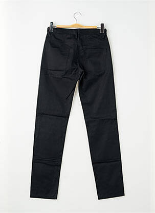 Pantalon slim țesătură poplin mărime normală negru PIERRE TALAMON bărbat