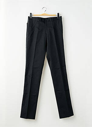 Pantalon slim țesătură poplin mărime normală negru PIERRE TALAMON bărbat