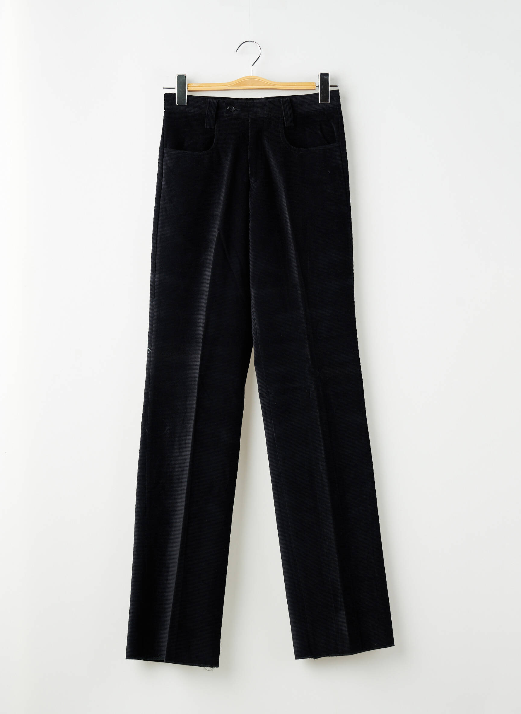 Pantalon slim elasticitate mărime normală negru PIERRE TALAMON bărbat