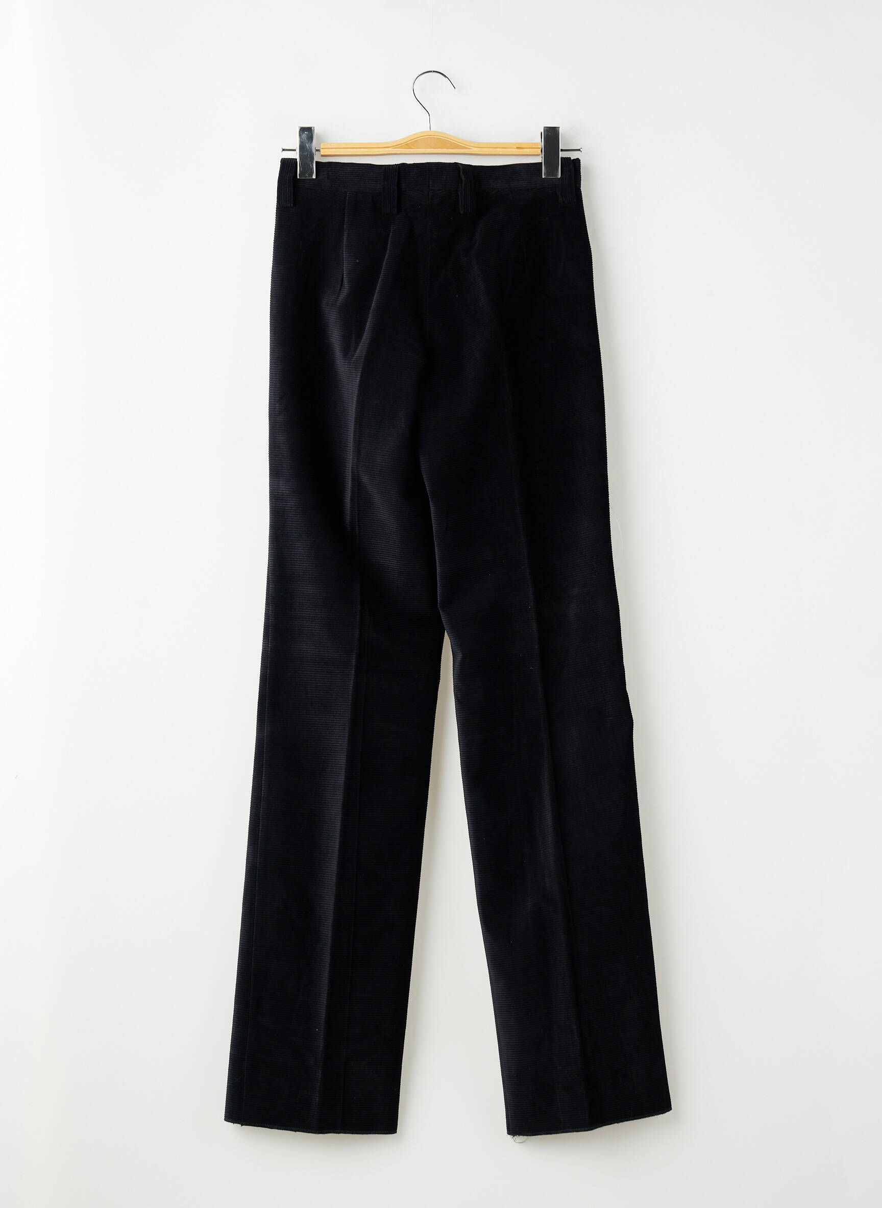Pantalon slim elasticitate mărime normală negru PIERRE TALAMON bărbat