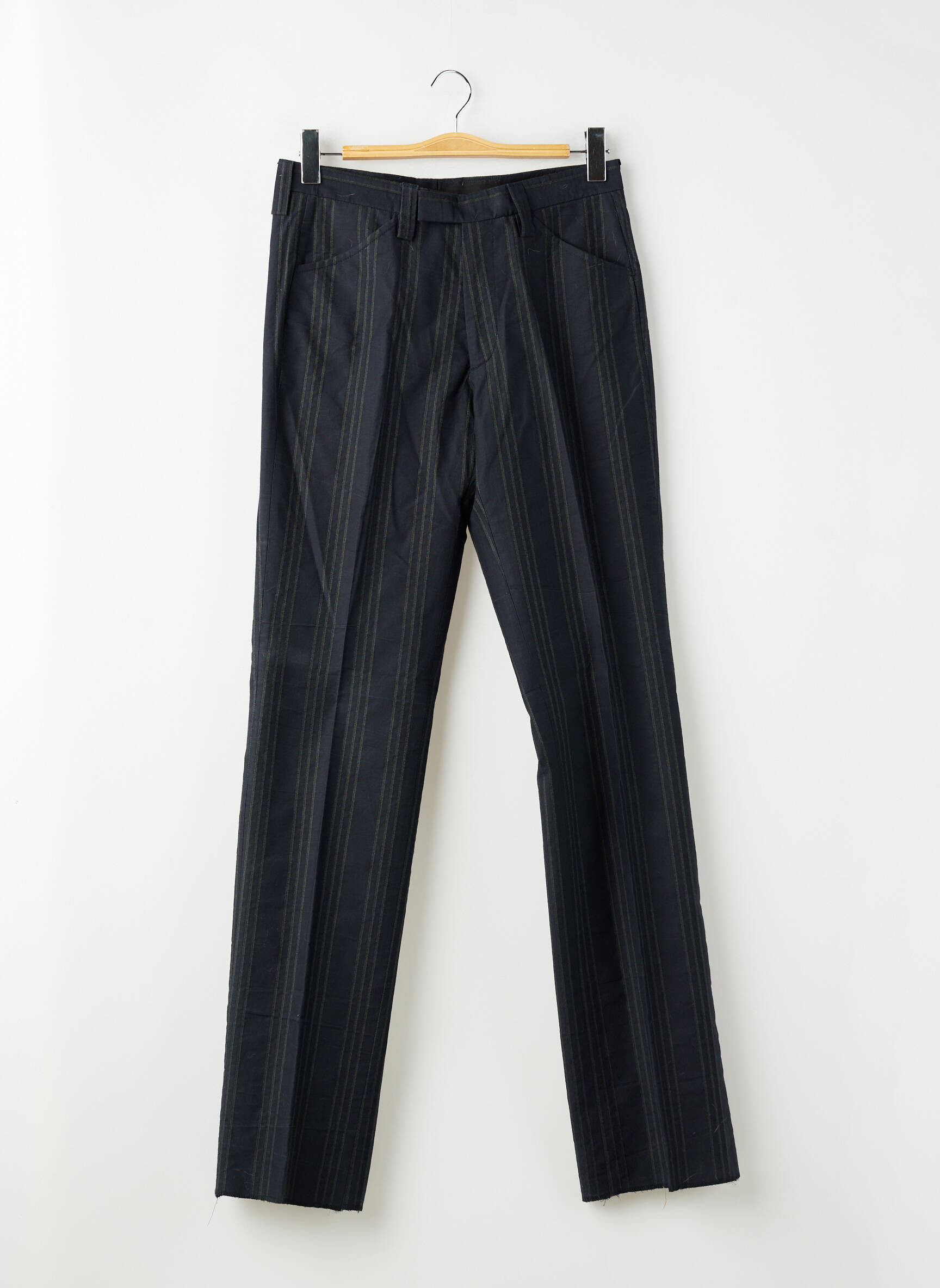 Pantalon slim țesătură poplin mărime normală albastru PIERRE TALAMON bărbat
