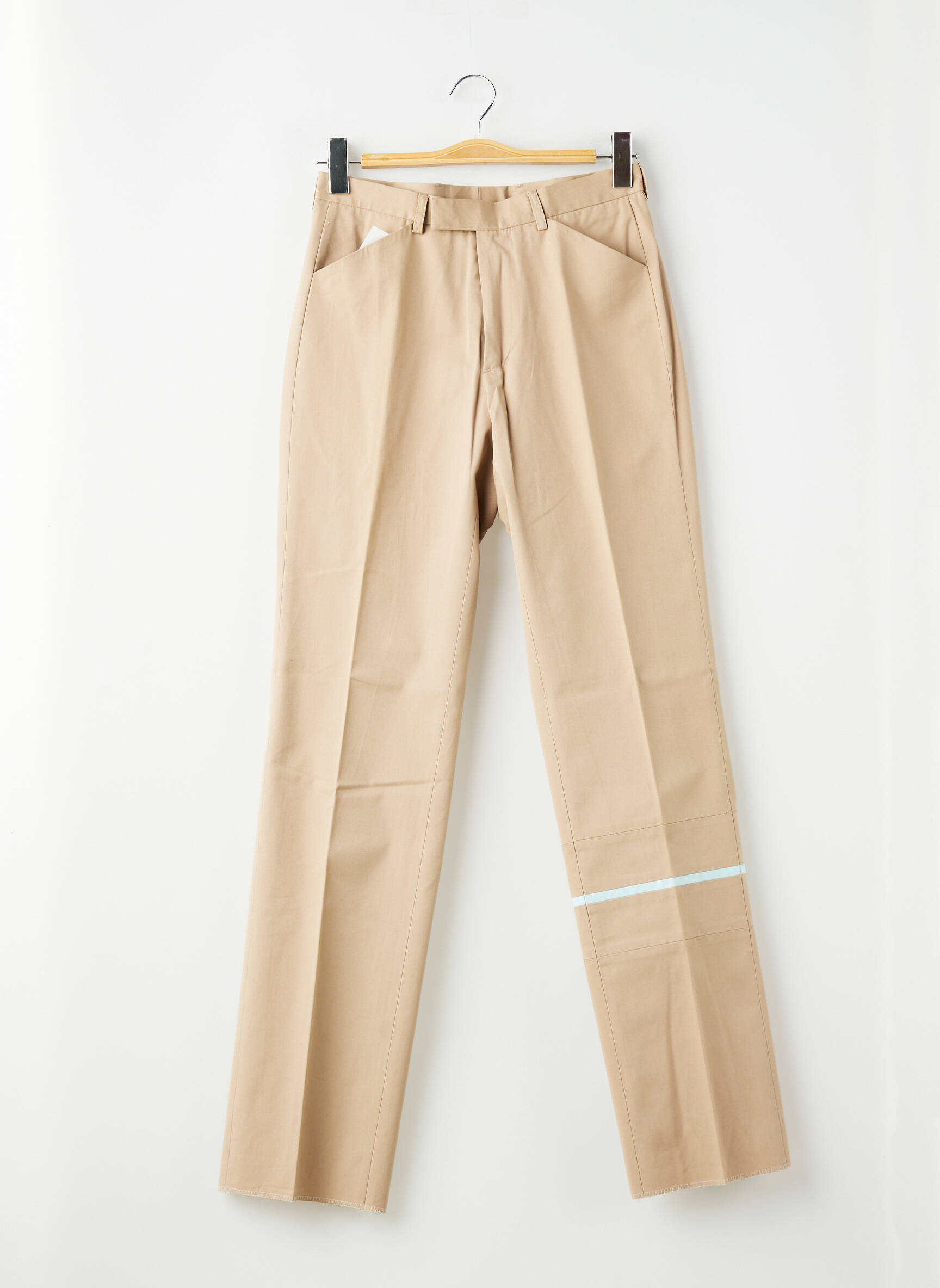 Pantalon slim țesătură poplin mărime normală maro PIERRE TALAMON bărbat