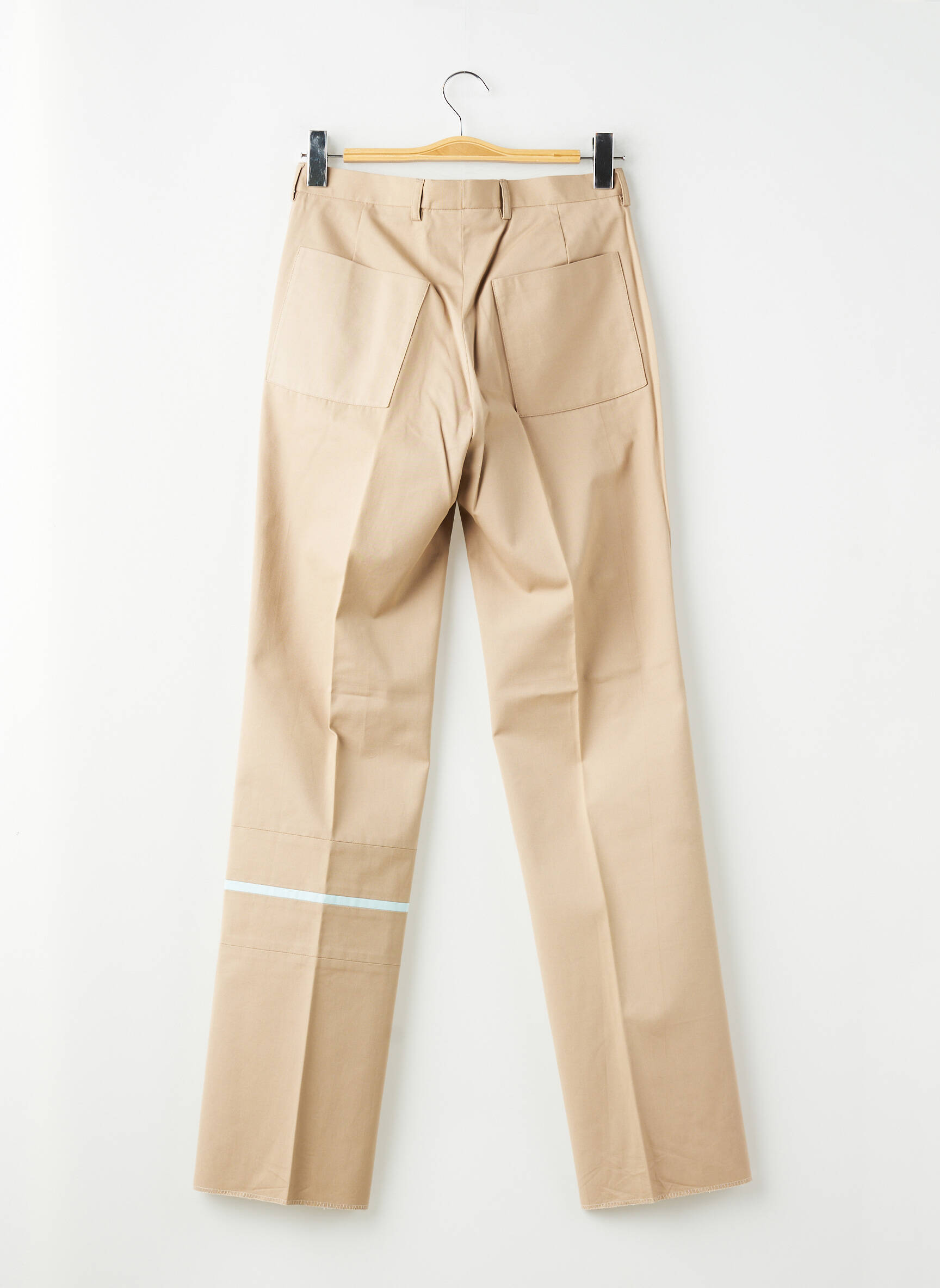 Pantalon slim țesătură poplin mărime normală maro PIERRE TALAMON bărbat