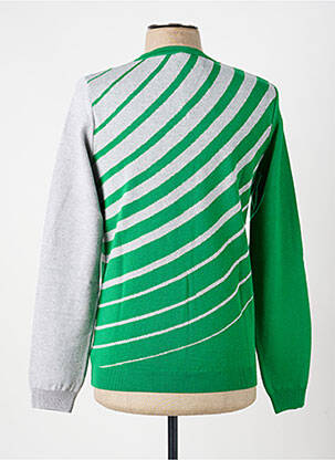 Pulover elasticitate mâneci lungi verde PIERRE TALAMON bărbat