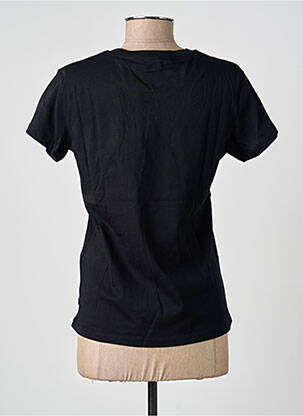 Tricou serigrafie flockată mâneci scurte negru LEVI'S femeie