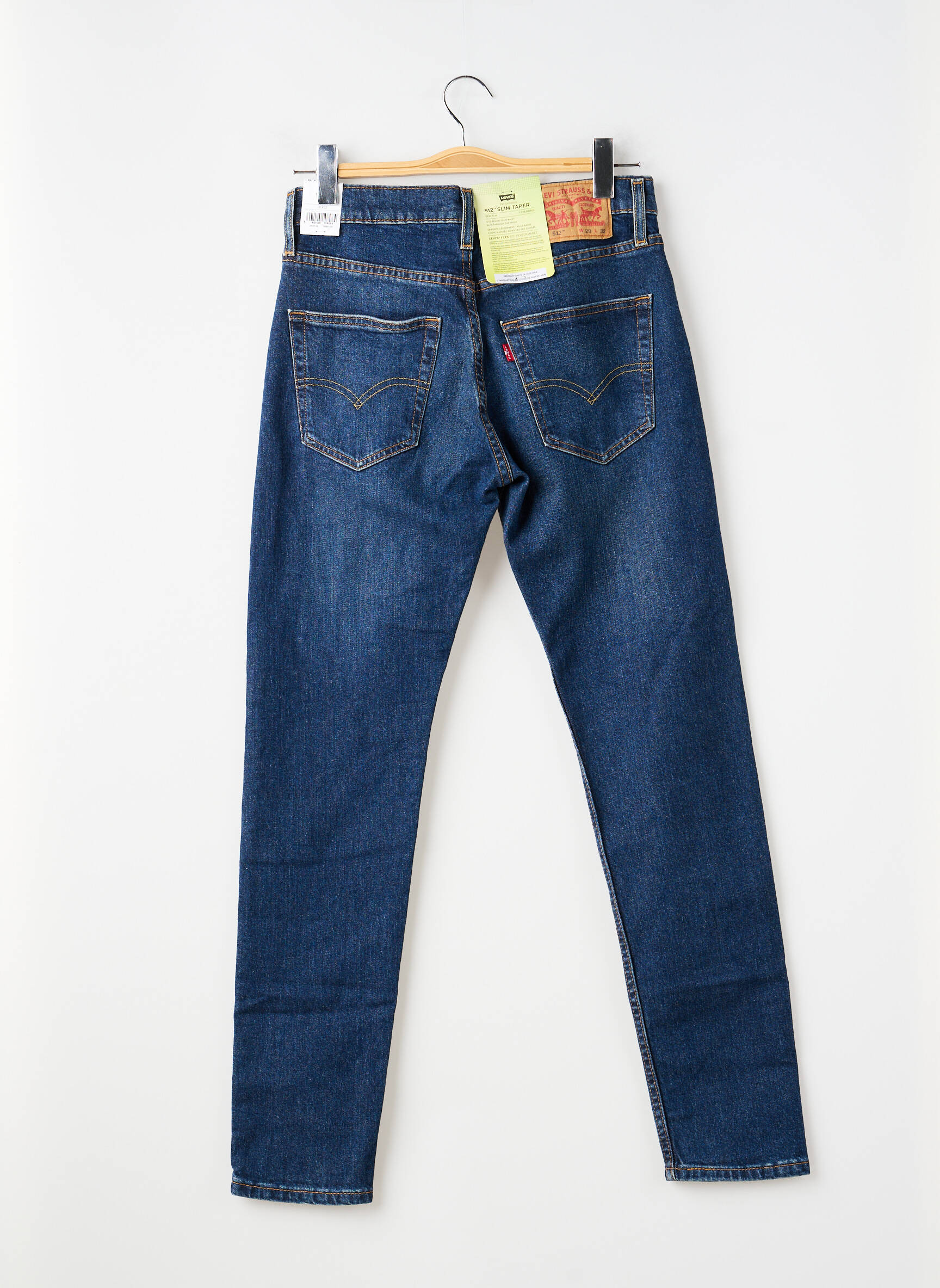 Blugi cu croială slim subțire mărime normală albastru LEVI'S bărbat