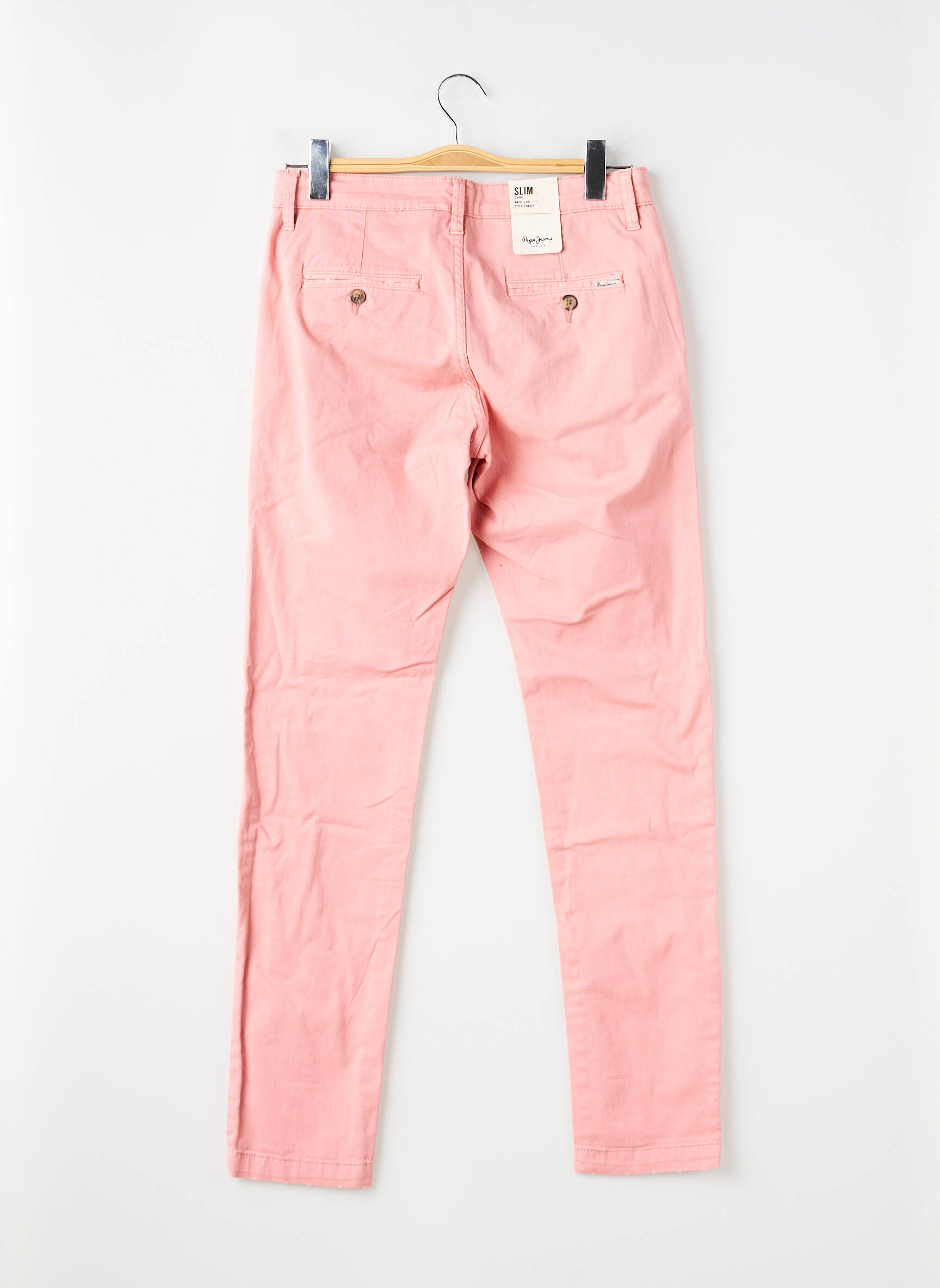 Pantalon chino elasticitate mărime normală roz PEPE JEANS bărbat