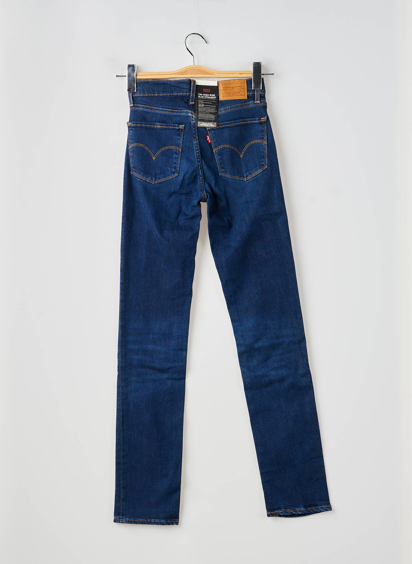Blugi cu croială slim elasticitate mărime normală albastru LEVI'S femeie