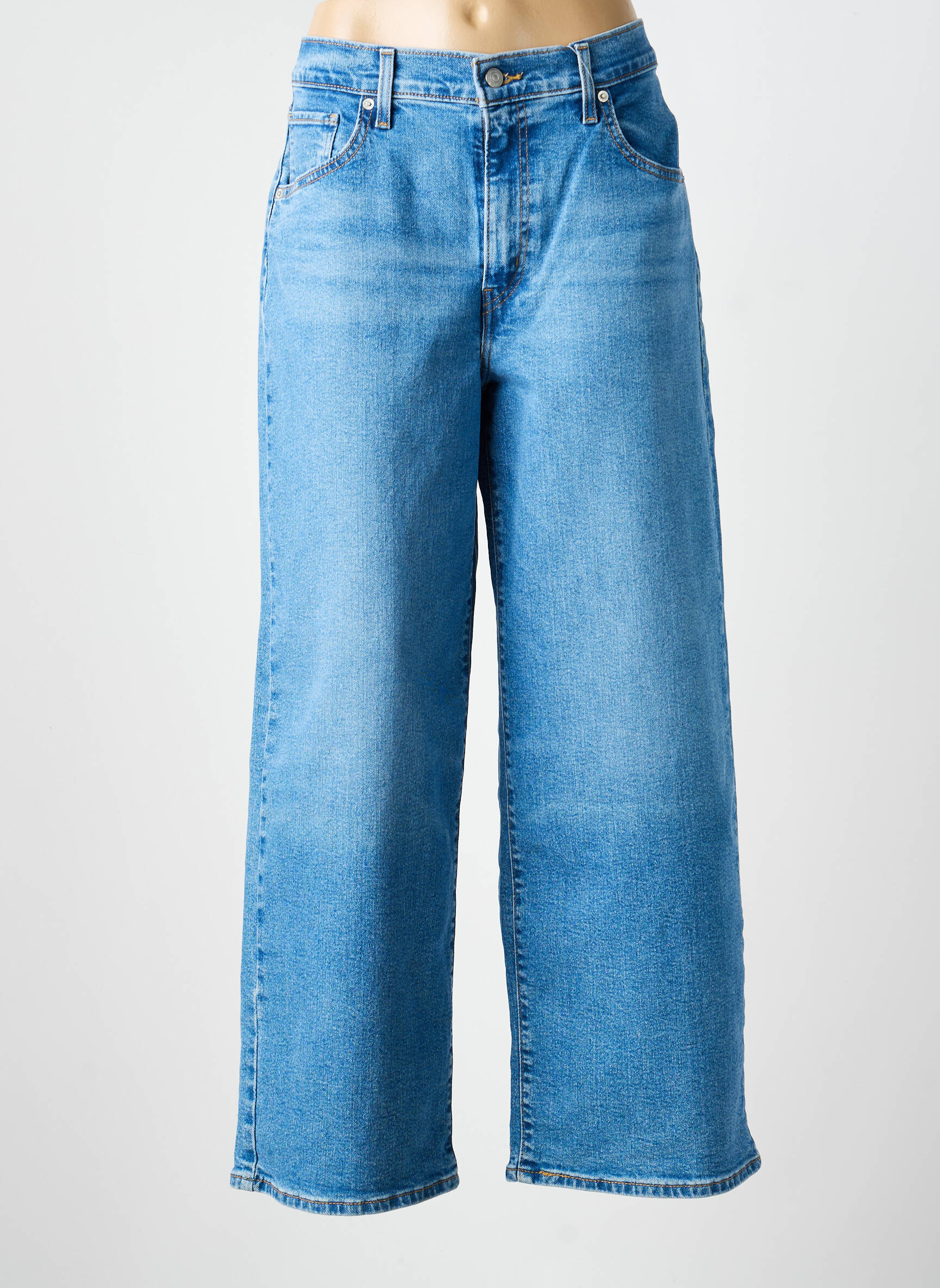 Blugi cu croială largă elasticitate mărime normală albastru LEVI'S femeie