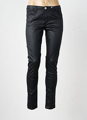 Pantalon slim talie joasă talie joasă negru TBS femeie