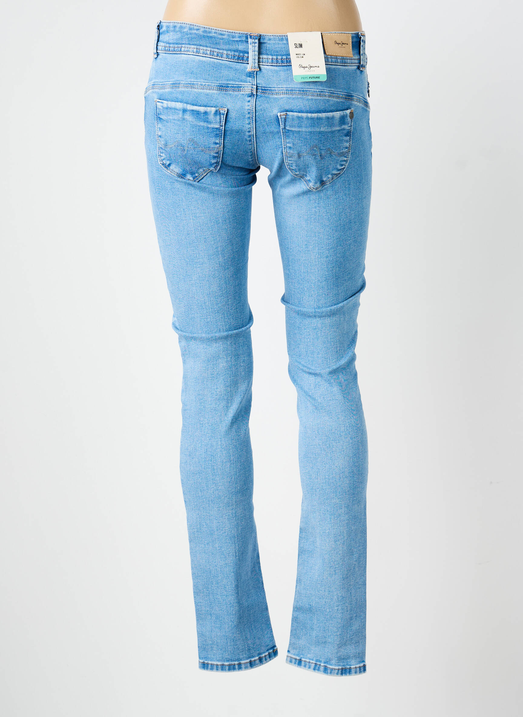 Blugi skinny mărime normală mărime normală albastru PEPE JEANS femeie