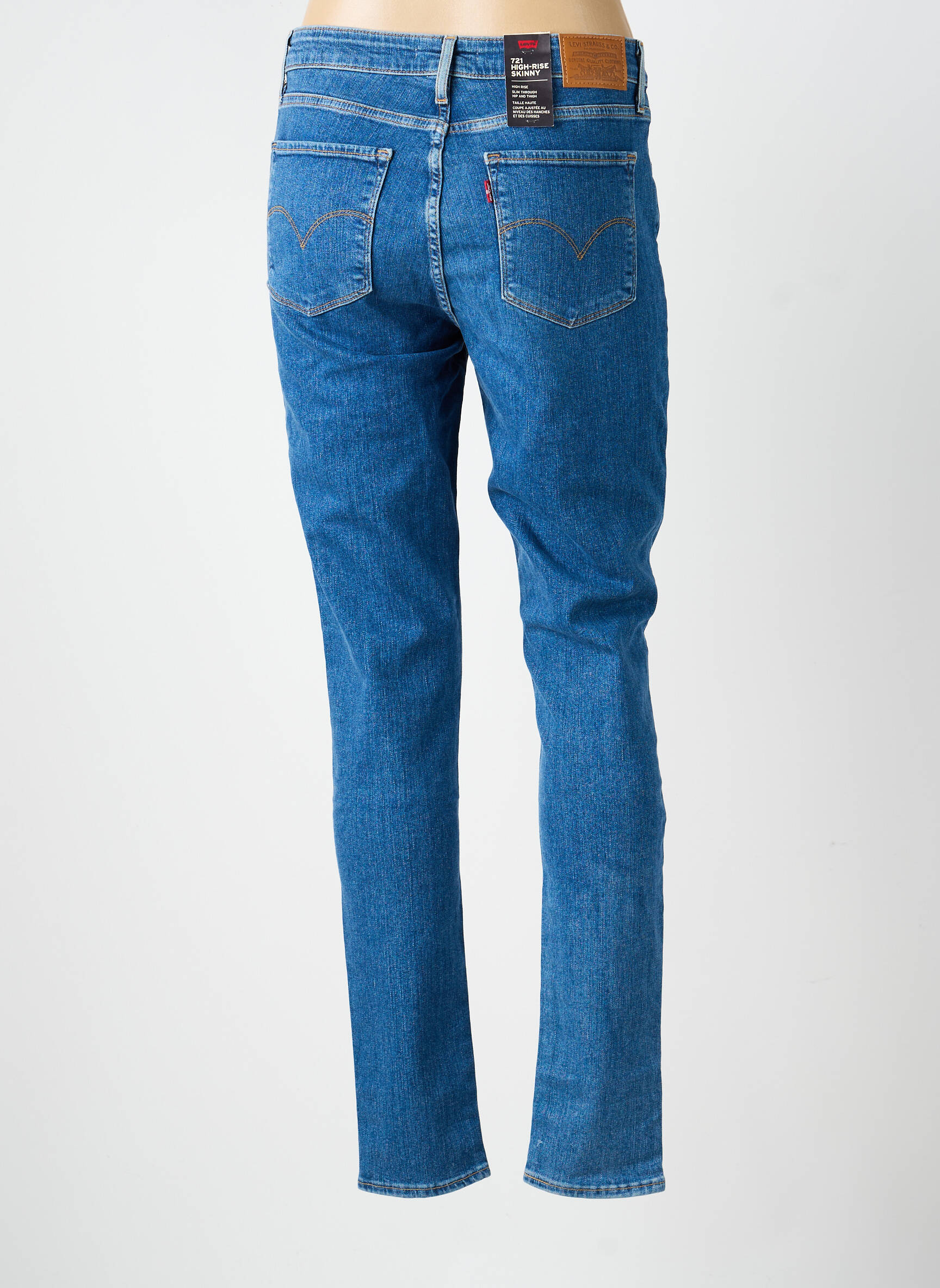 Blugi skinny talie înaltă talie înaltă albastru LEVI'S femeie