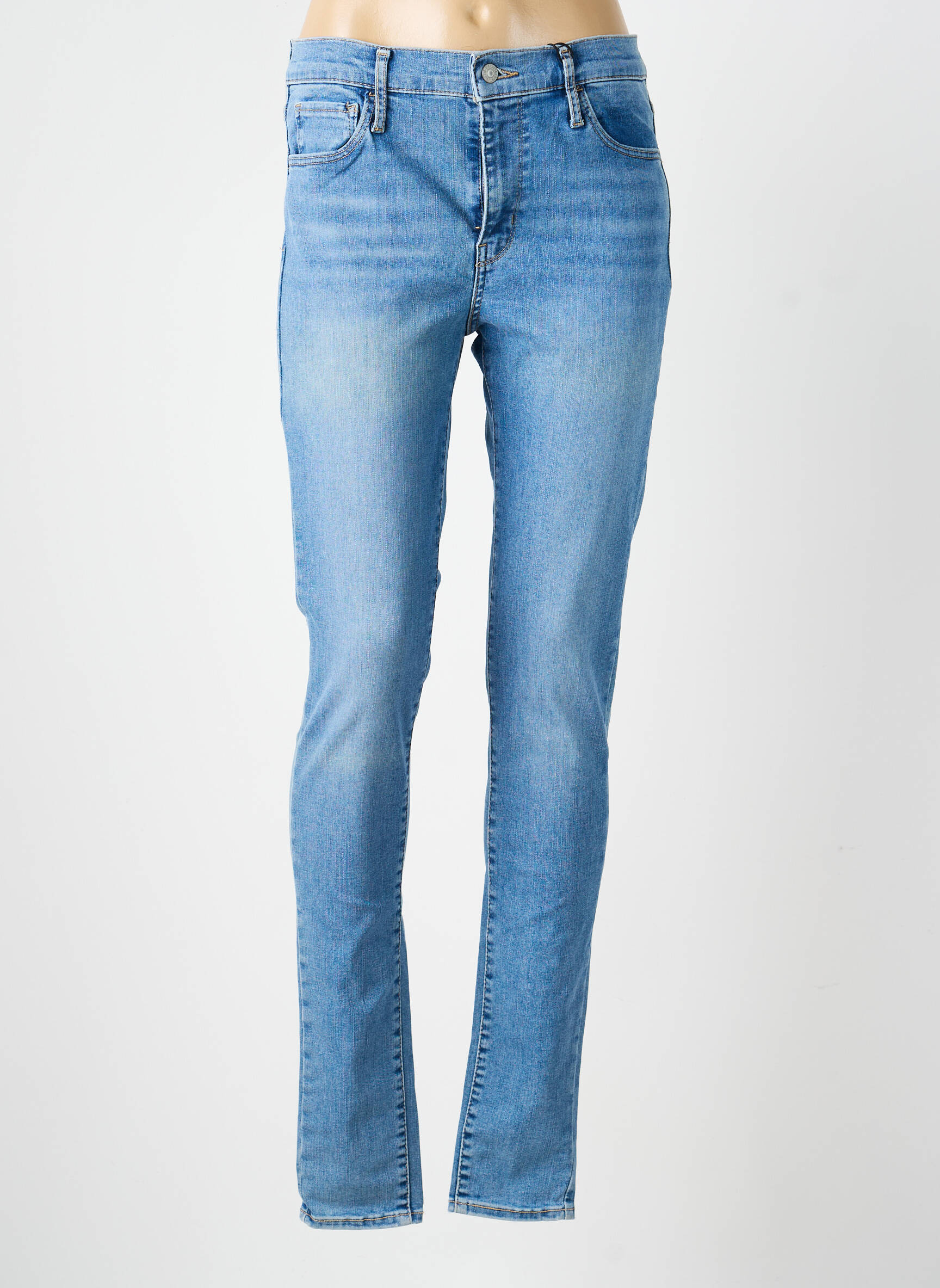Blugi skinny talie înaltă talie înaltă albastru LEVI'S femeie