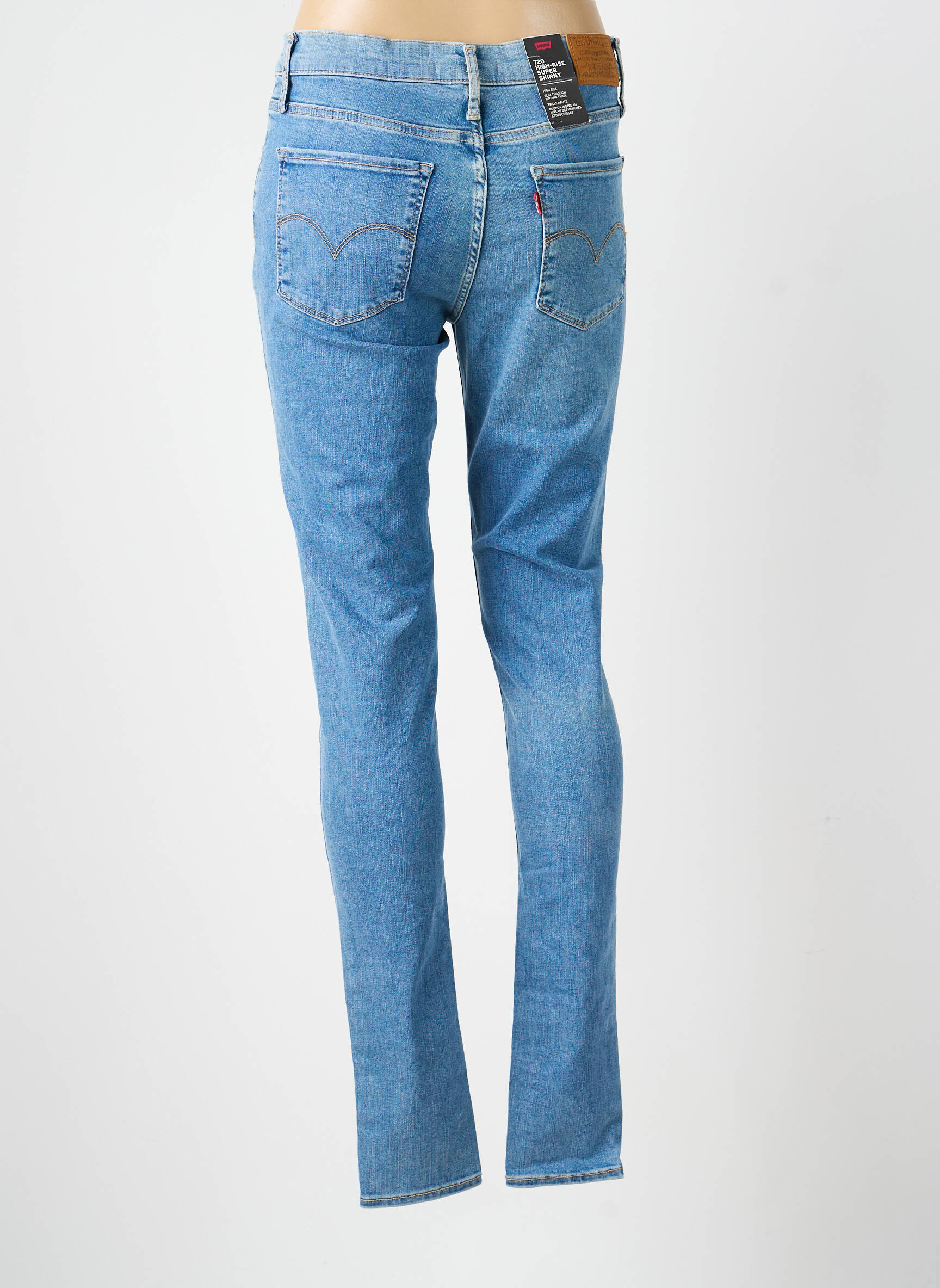Blugi skinny talie înaltă talie înaltă albastru LEVI'S femeie