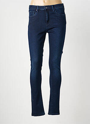 Blugi skinny țesătură brută talie înaltă albastru PEPE JEANS femeie