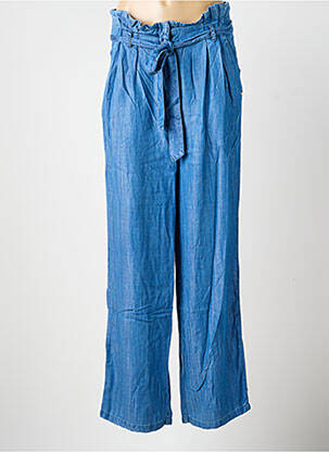 Pantalon larg talie cu cleme mărime normală albastru LPB LES PETITES BOMBES  femeie