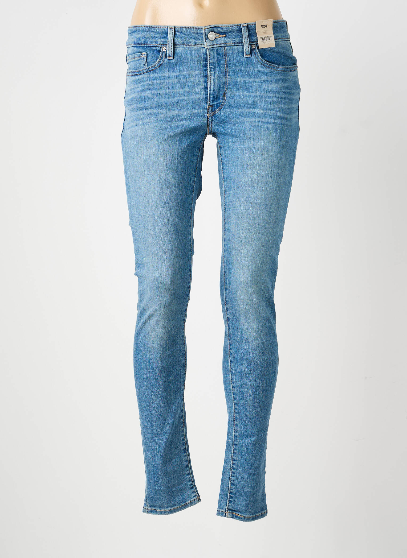 Blugi skinny mărime normală mărime normală albastru LEVI'S femeie