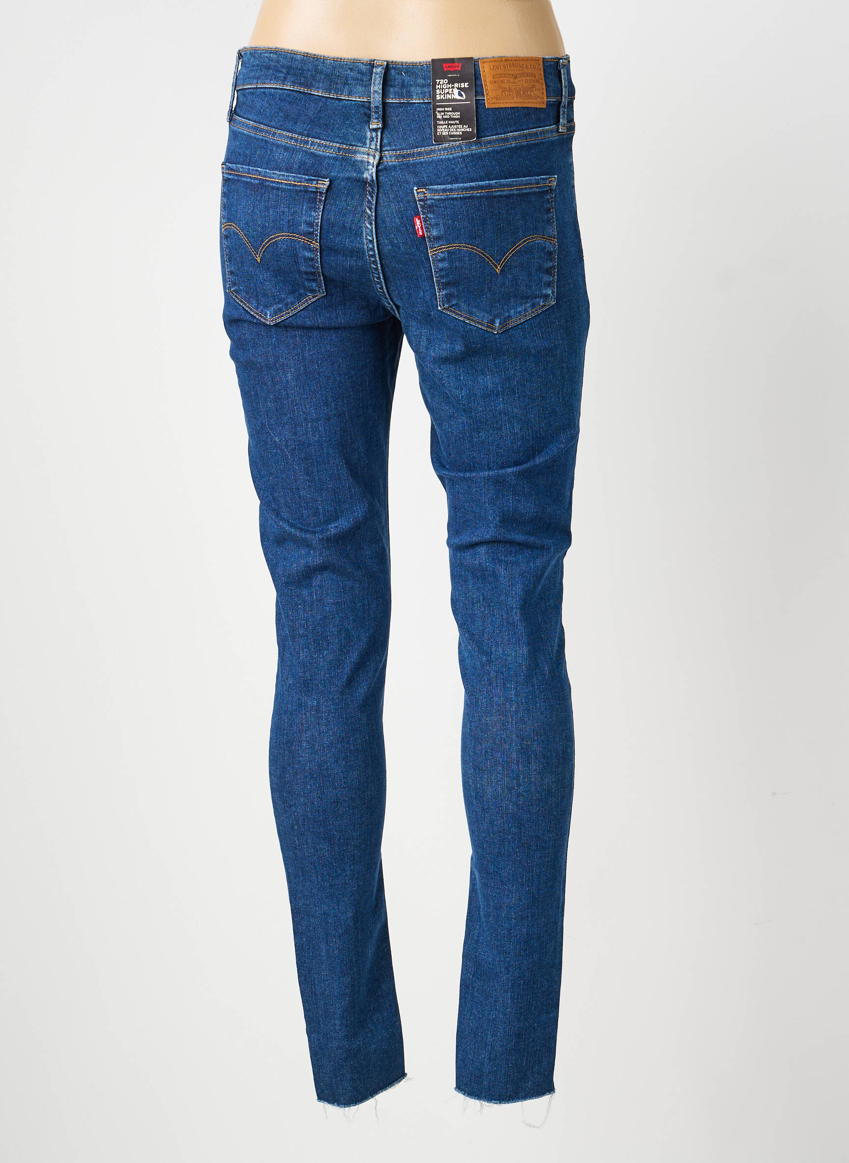 Blugi skinny mărime normală mărime normală albastru LEVI'S femeie