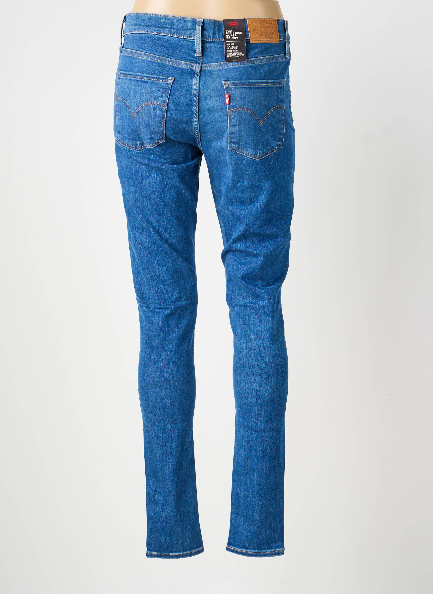 Blugi skinny mărime normală mărime normală albastru LEVI'S femeie