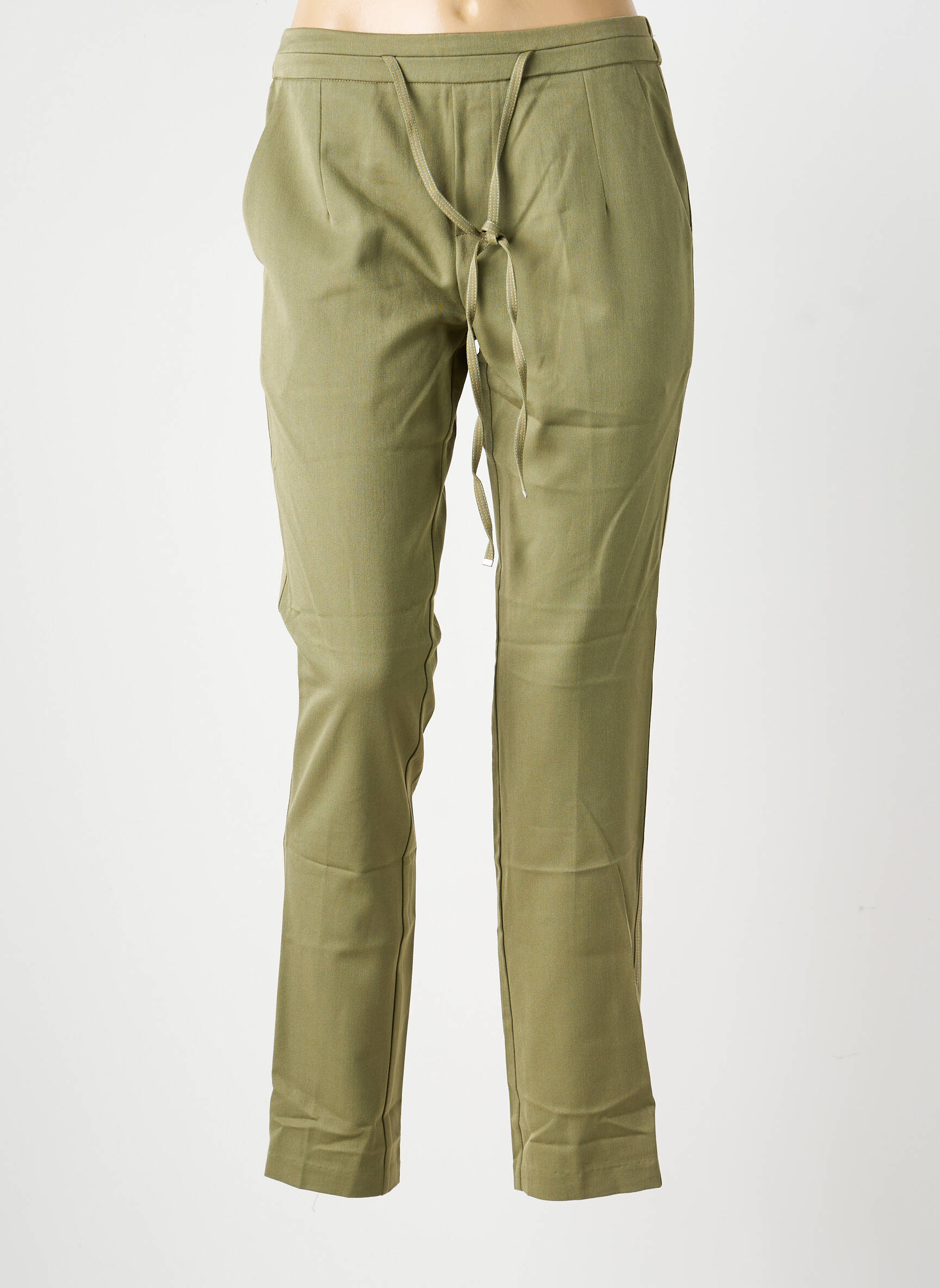 Pantalon chino mărime normală mărime normală verde GRACE & MILA femeie