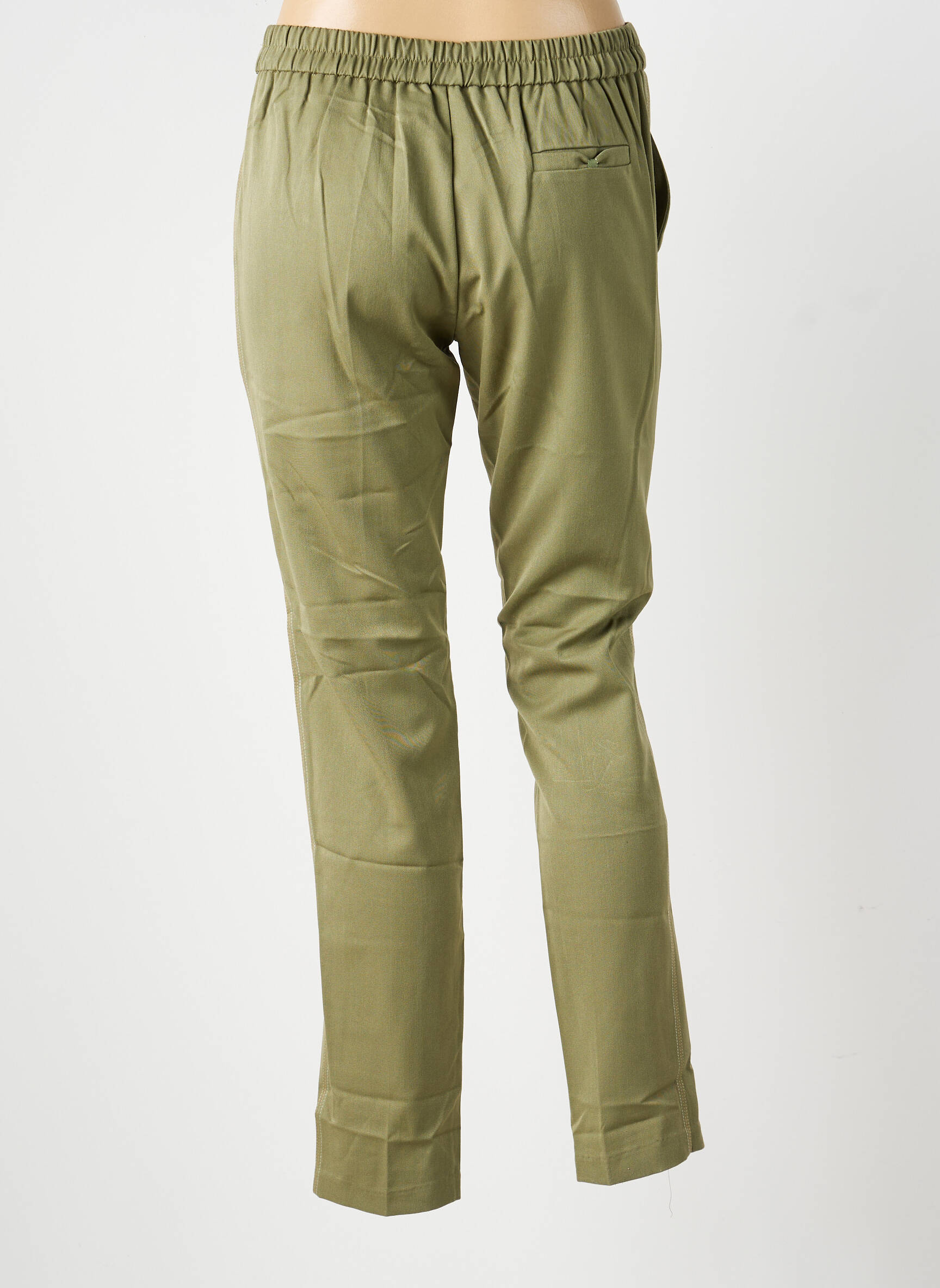 Pantalon chino mărime normală mărime normală verde GRACE & MILA femeie